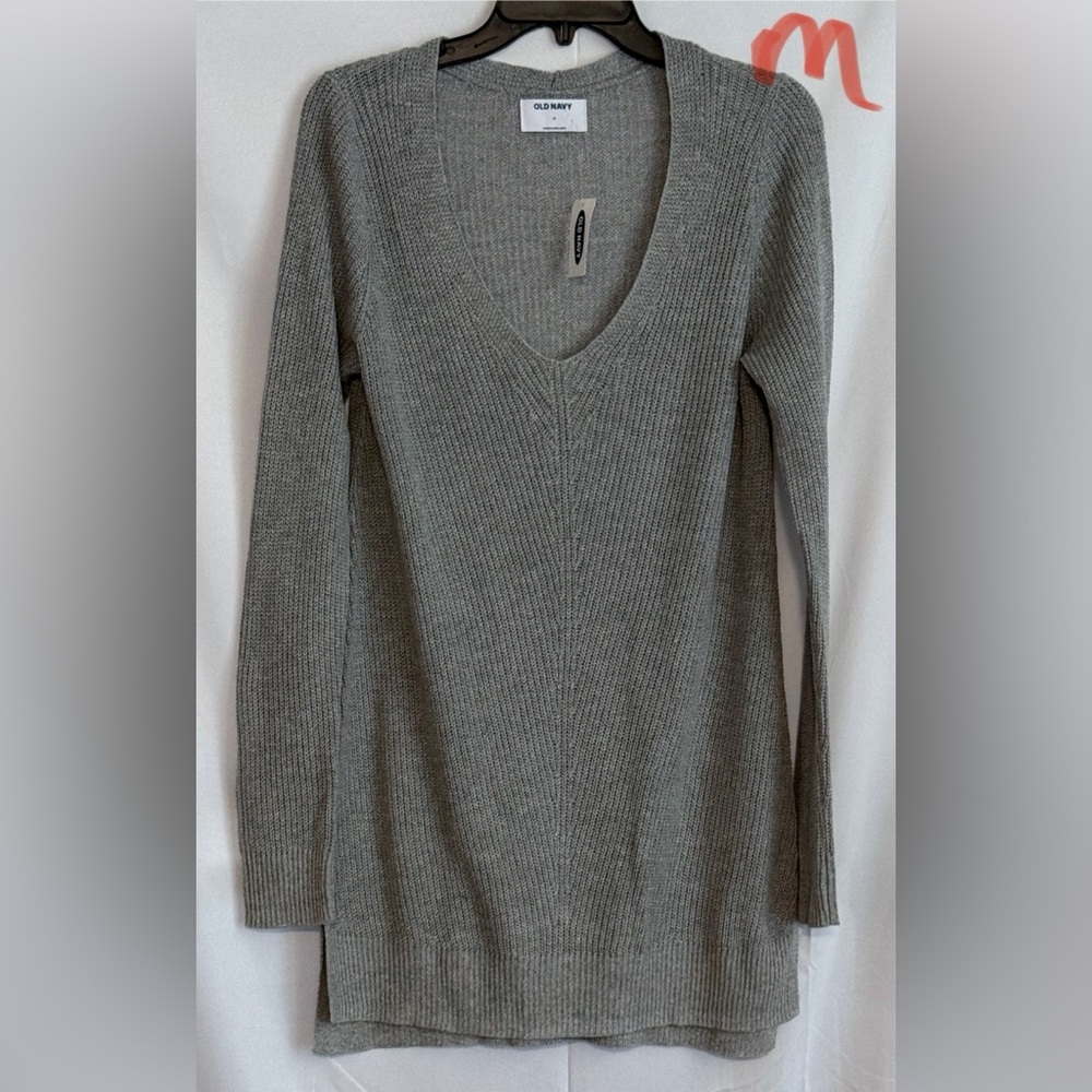 Old Navy Heather Gray Knit Sweater